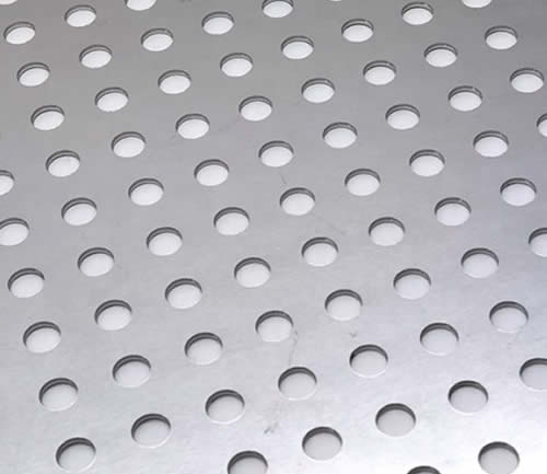 Mild Steel Perforated Mesh with Round Opening